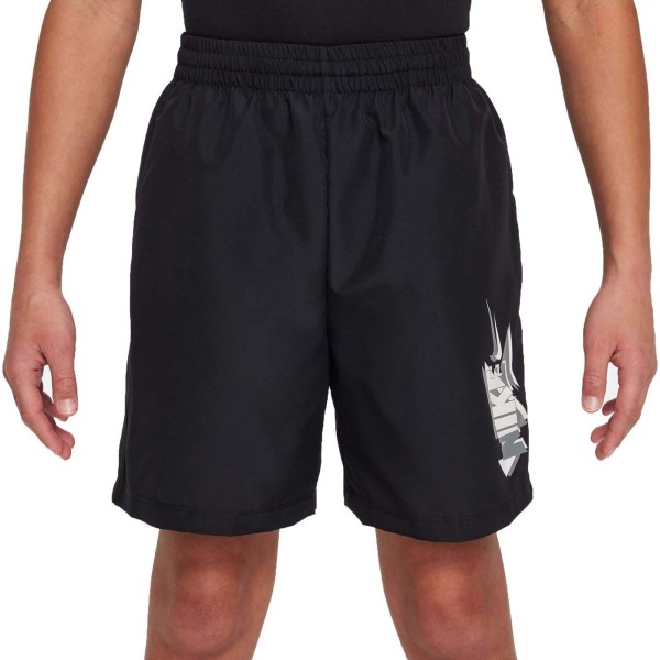 Nike Multi Knee Length Kids Shorts - Black/Black