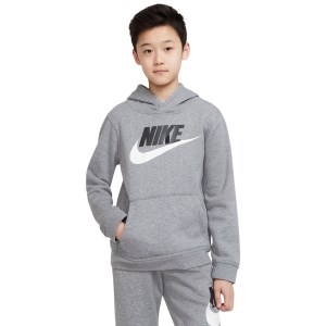 Nike Sportswear Club Fleece Pullover Kids Hoodie - Carbon/Heather