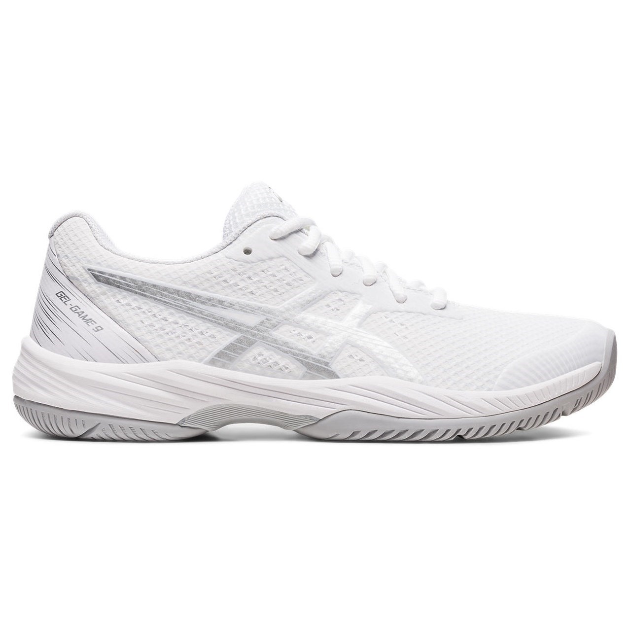 Asics Gel Game 9 - Womens Netball Shoes - White/Pure Silver | Sportitude