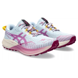 Asics Fuji Lite 4 - Womens Trail Running Shoes - Light Blue/Blueberry