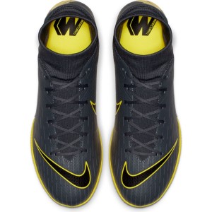 Nike Mercurial SuperflyX 6 Academy IC - Mens Indoor Soccer/Futsal Shoes - Dark Grey/Opti Yello