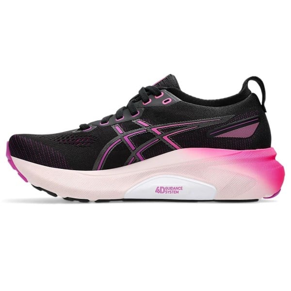 Asics Gel Kayano 31 - Womens Running Shoes - Black/Bold Magenta