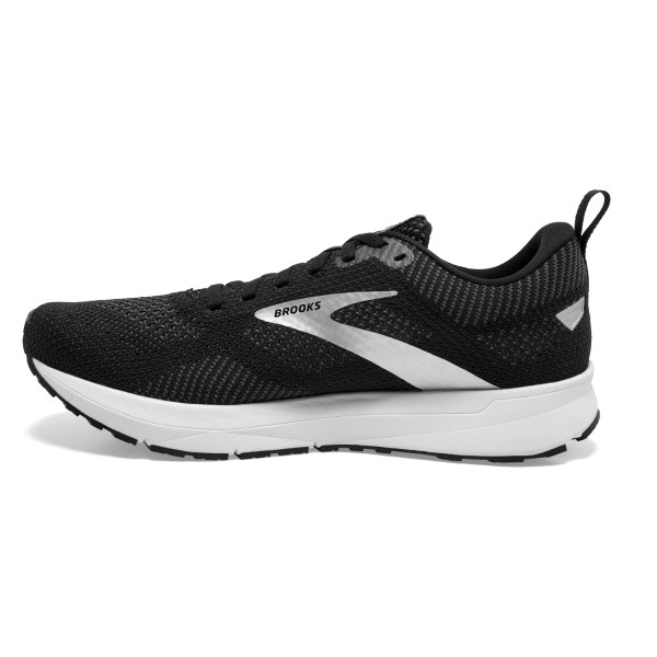 Brooks Revel 5 - Womens Running Shoes - Black/Metallic/White
