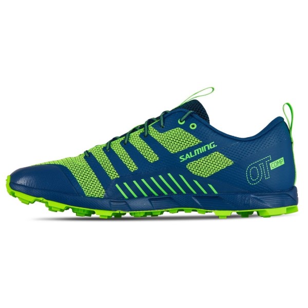 Salming OT Comp - Mens Trail Running Shoes - Poseidon Blue/Safety Yellow