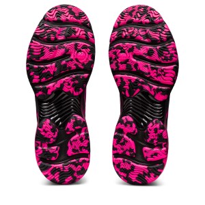 Asics Netburner Professional FF 3 - Womens Netball Shoes - Black/Pink Glo
