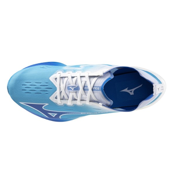 Mizuno Wave Rebellion Pro 2 - Mens Road Racing Shoes - River Blue/Mugen Blue/White