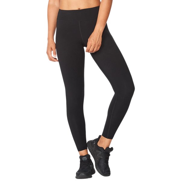 2XU Form Mid-Rise Womens Full Length Compression Tights - Black/Silver