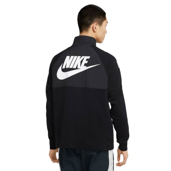 Nike Sportswear Hybrid Mens Long Sleeve Top - Black