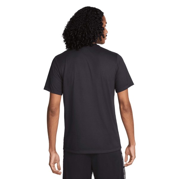 Nike Dri-Fit Mens Training T-Shirt - Black/Matte Silver