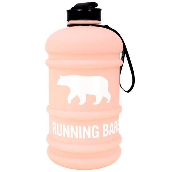 Running Bare H20 Bear Water Bottle - 2.2L - Peach