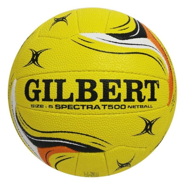 Gilbert Spectra T500 Netball - Size 5 - Yellow