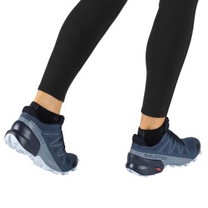 Salomon Speedcross 5 - Womens Trail Running Shoes - Navy/Heather