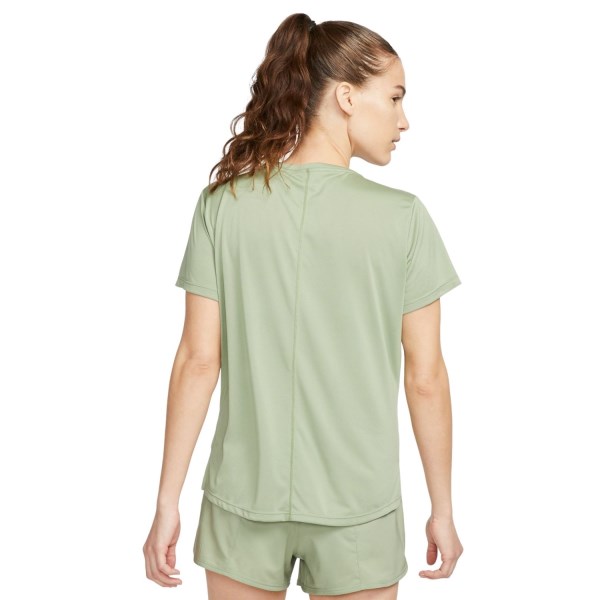 Nike Dri-Fit One Womens Running T-Shirt - Oil Green