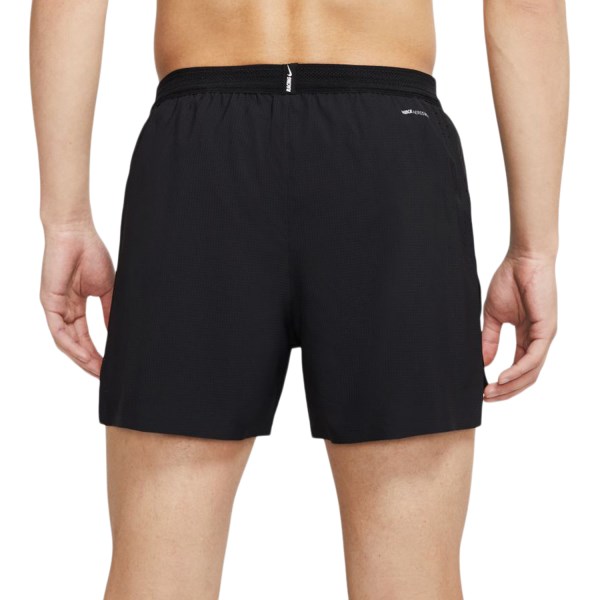 Nike AeroSwift 4 Inch Mens Running Shorts - Black/White