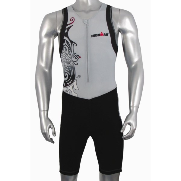 Ironman Mens Tri Suit - Silver/Black