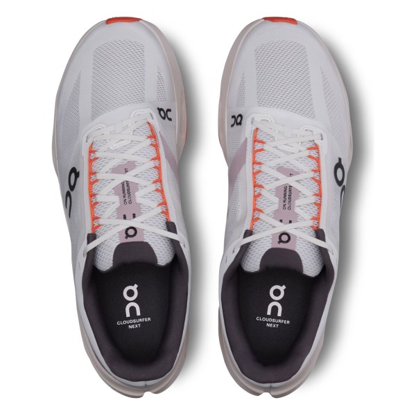 On Cloudsurfer Next - Mens Running Shoes - White/Flame