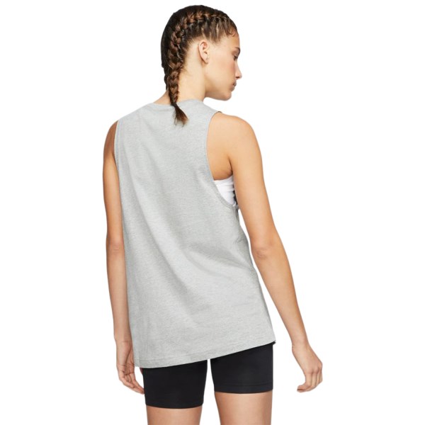 Nike Sportswear Womens Muscle Tank Top - Grey Heather/Black