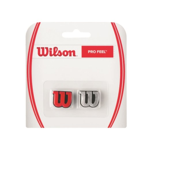 Wilson Pro Feel Tennis Vibration Dampener - Red/Silver