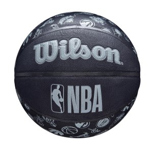 Wilson NBA All Team Outdoor Basketball - Size 7 - Black