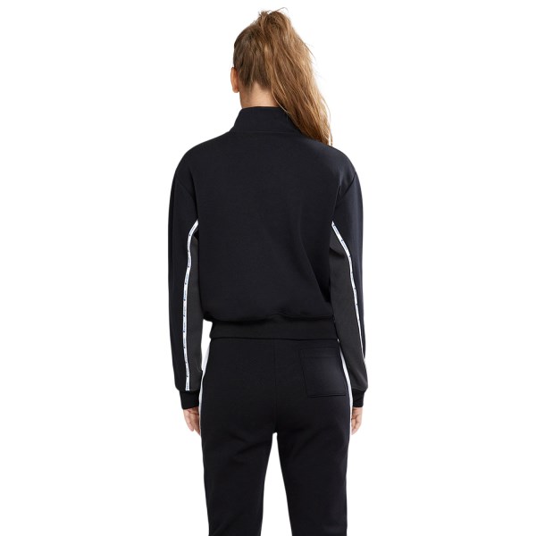 Champion Rochester Athletic Quarter Zip Womens Sweatshirt - Black