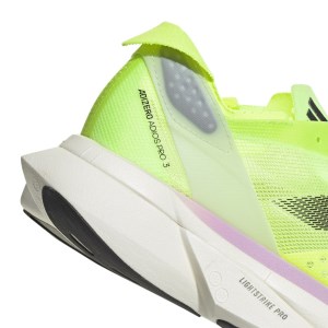 Adidas Adizero Adios Pro 3 - Womens Road Racing Shoes - Aurora Green/Zero Metallic/Lucid Lemon
