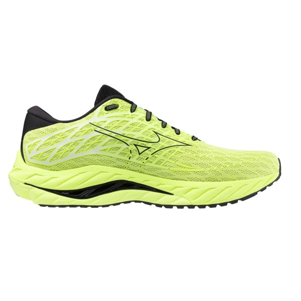 Mizuno Wave Inspire 20 - Mens Running Shoes - Mizuno Neo Lime/Black/Evening Primrose