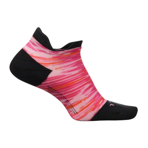 Feetures Elite Light Cushion No Show Tab Running Socks - Reflection Pink