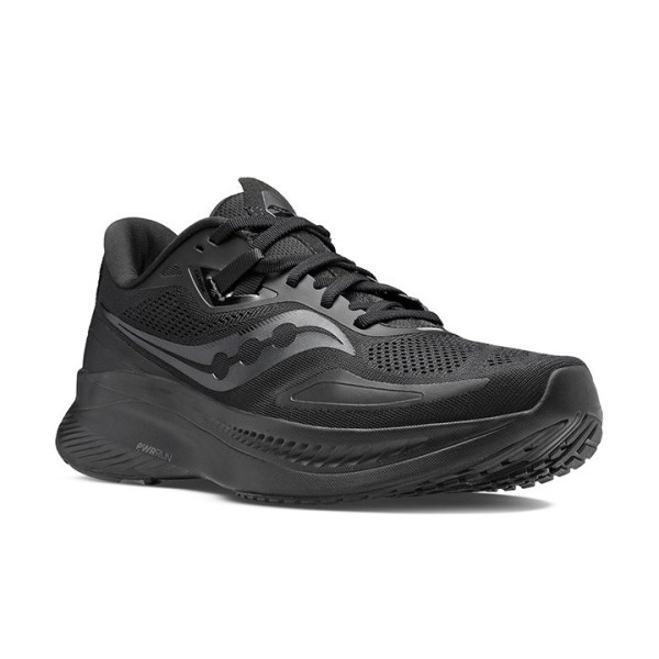Saucony Guide 15 - Mens Running Shoes - Triple Black
