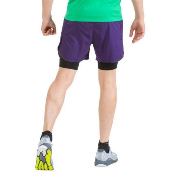 Ronhill Tech Revive Twin Mens Running Shorts - Imperial/Black