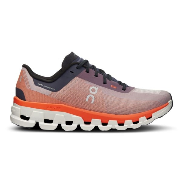On Cloudflow 4 - Womens Running Shoes - Quartz/Flame