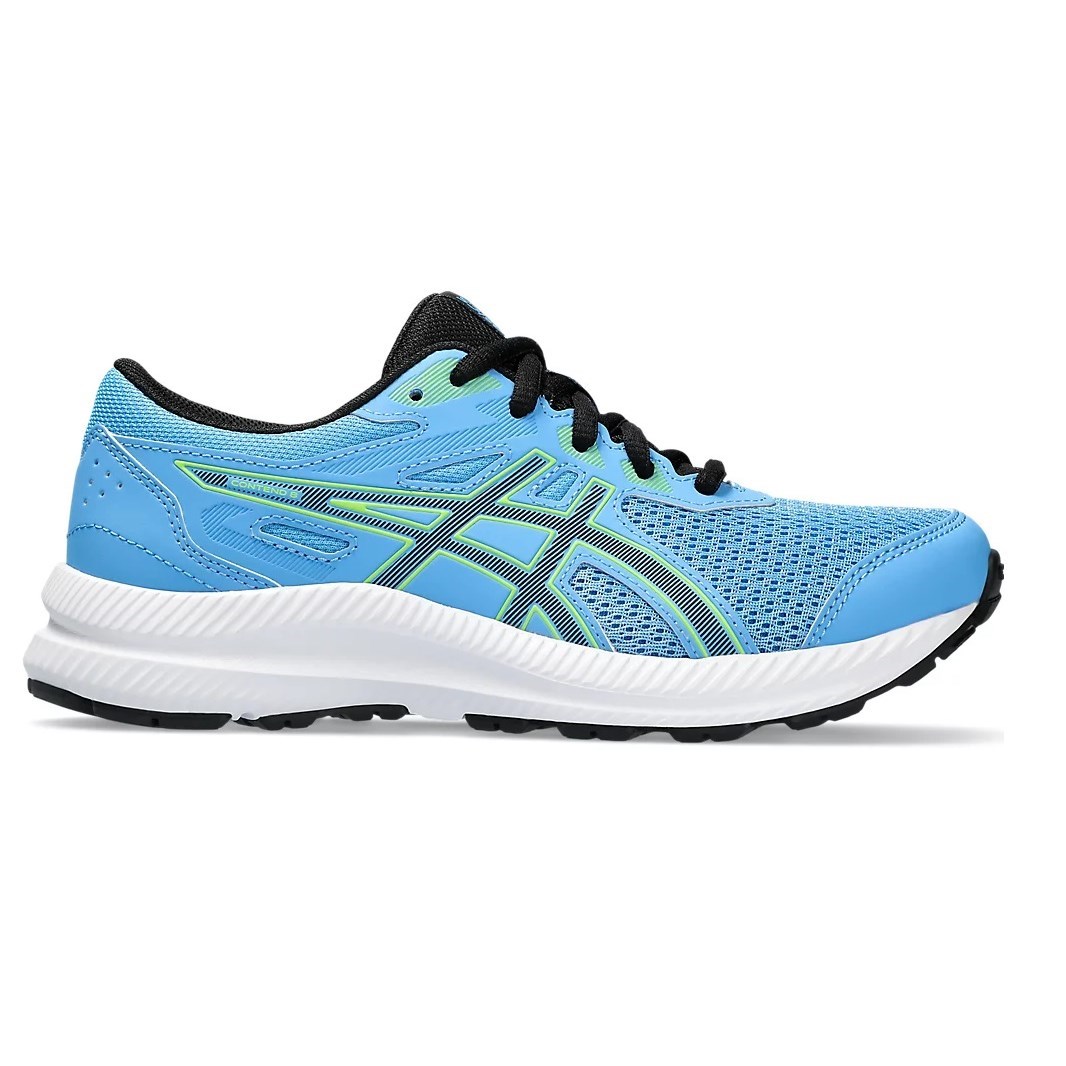 Asics Contend 8 GS - Kids Running Shoes - Waterscape/Black | Sportitude