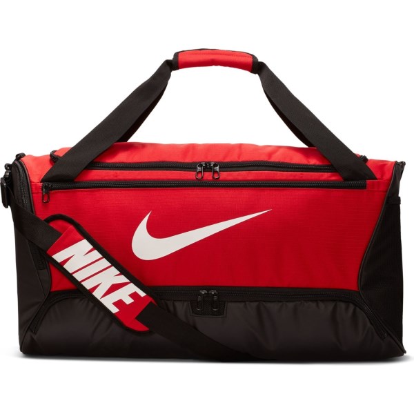 Nike Brasilia Medium Training Duffel Bag - University Red/Black/White