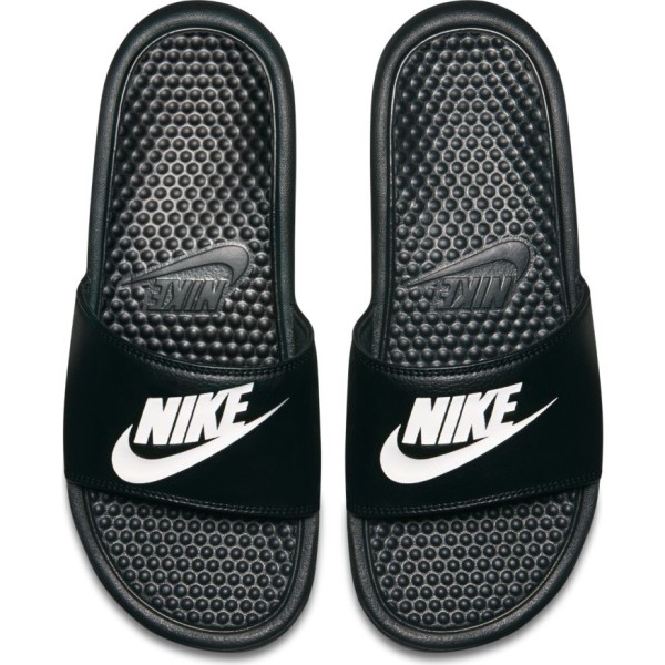 Nike Benassi Just Do It - Mens Slides - Black/White