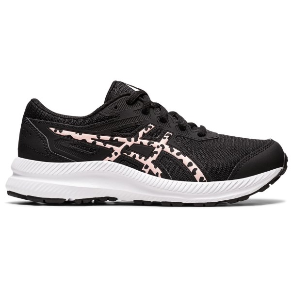 Asics Contend 8 GS - Kids Running Shoes - Black/Frosted Rose
