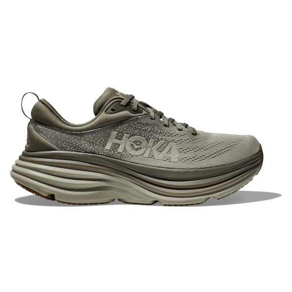 Hoka Bondi 8 - Mens Running Shoes - Slate/Barley
