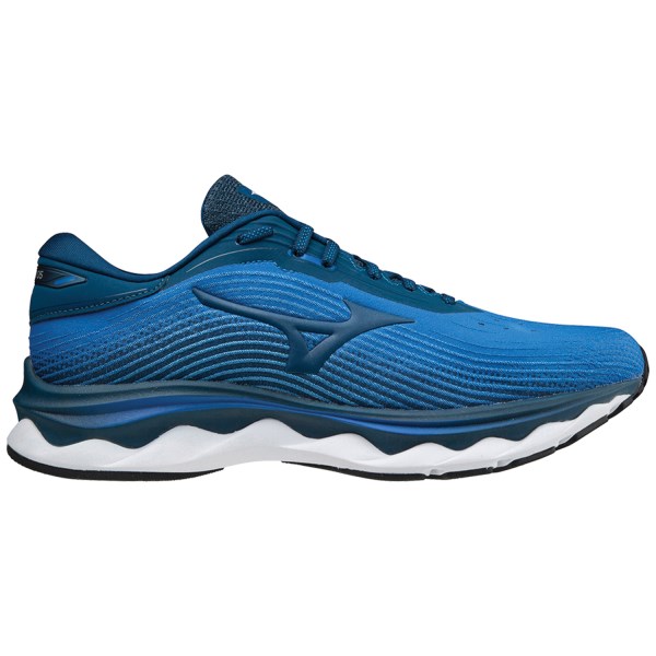 Mizuno Wave Sky 5 - Mens Running Shoes - Imperial Blue/Gibraltar Sea