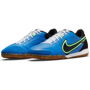 Nike Tiempo Legend 9 Academy Indoor Court - Mens Soccer Shoes - Light Photo Blue/Black Lime Glow