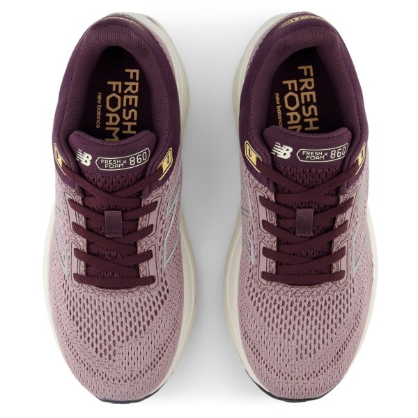 New Balance Fresh Foam X 860v14 - Womens Running Shoes - Ice Wine/Plum Brown/Silver Metallic