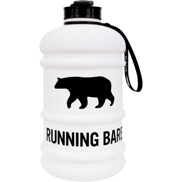 Running Bare H20 Bear Water Bottle - 2.2L - White
