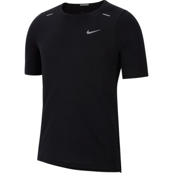 Nike Rise 365 Mens Running T-Shirt - Black/Reflective Silver