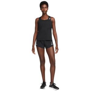 Nike Dri-Fit ADV AeroSwift Womens Running Singlet - Black/White