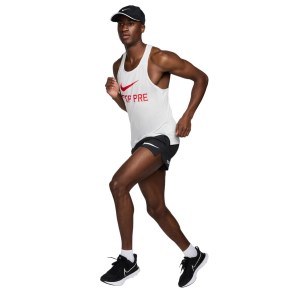 Nike Fast Run Energy Mens Running Singlet - Summit White