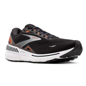 Brooks Adrenaline GTS 23 Mens Running Shoes Black Black Ebony Sportitude