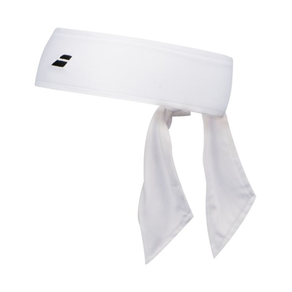 Babolat Tie Headband - White