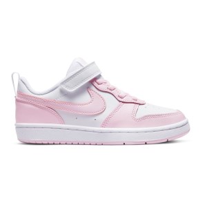 Nike Court Borough Low 2 SE PSV - Kids Sneakers - White/Pink Foam