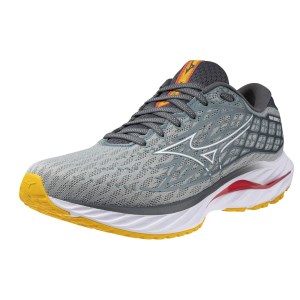 Mizuno Wave Inspire 20 - Mens Running Shoes - Abyss/White/Citrus