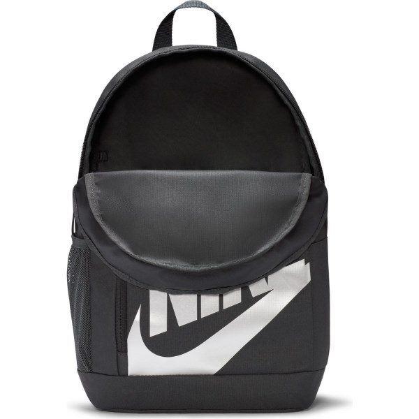Nike Elemental Kids Backpack Bag - Dark Smoke Grey/Metallic Silver