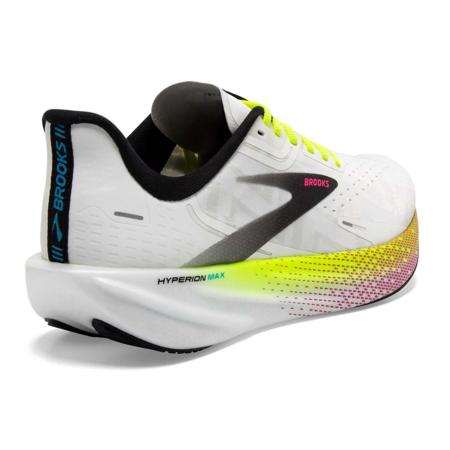 Brooks Hyperion Max - Mens Road Racing Shoes - White/Black/Nightlife ...