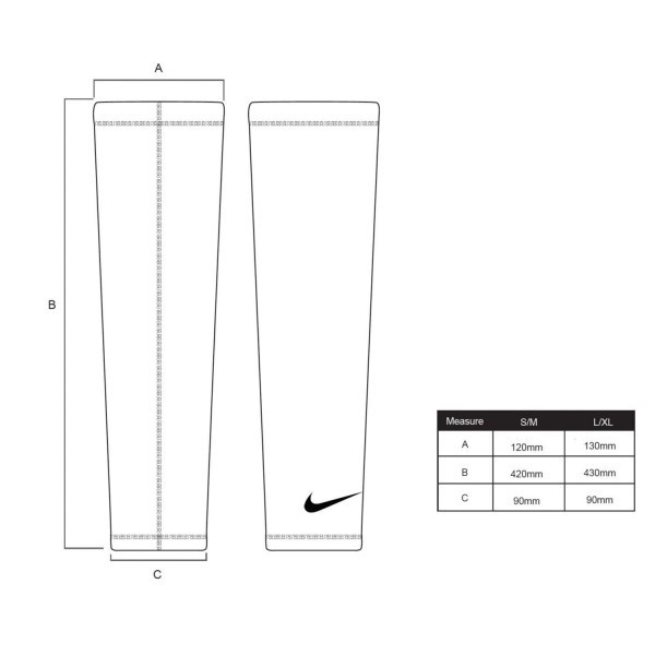 Nike NBA Official On Court Shooter Basketball Arm Sleeve - White