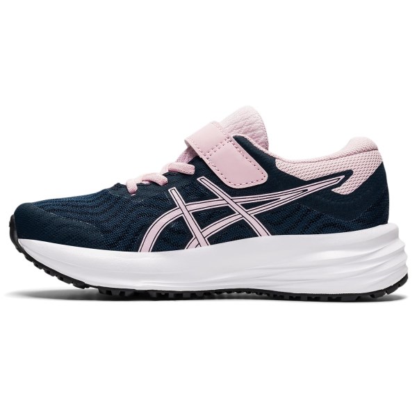 Asics Patriot 12 PS - Kids Running Shoes - French Blue/Barely Rose